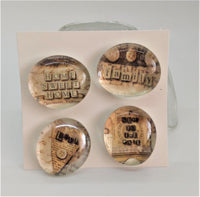 Glass Dome Refrigerator Magnets