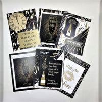 New Year Celebration Handmade Greeting/Note Cards #1