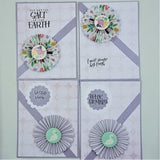 Set of 4 Inspirational Blank Notecards With Envelopes