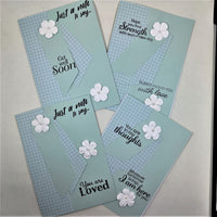 Cheerful Handmade 4-Notecard Set