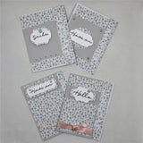 Cheerful Handmade 4-Notecard Set A