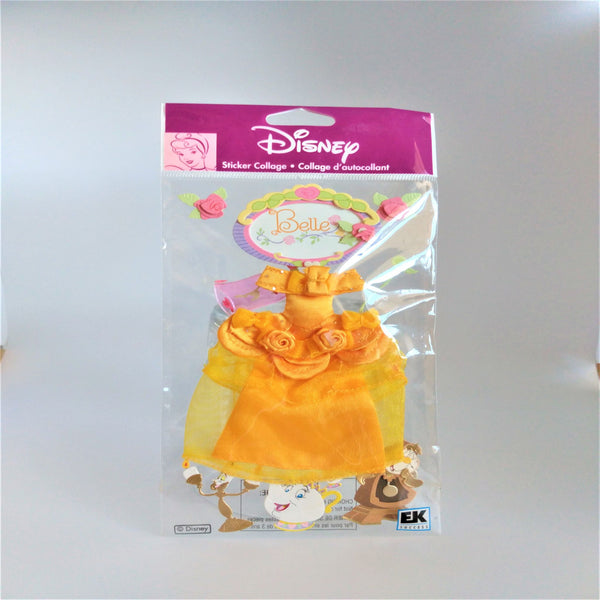 Disney Princess Belle Costume Collection 3D Sticker by EK Success