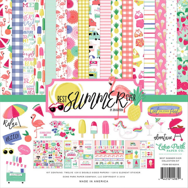 Echo Park - Best Summer Ever- 12 x 12 Collection Kit