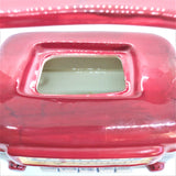 Blue Sky Clayworks - Vintage Red Radio Teapot- Retro Gray Decorative Push Button