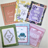 Handmade Cheerful Assorted pack of 12 Notecards